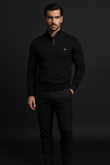 THE ALESSIO QUARTER ZIP SWEATER