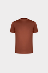 THE SERIO TEE - CHESTNUT BROWN