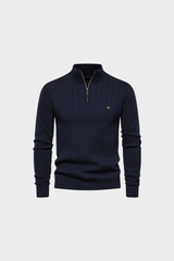 THE ALESSIO QUARTER ZIP SWEATER