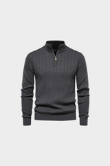 THE ALESSIO QUARTER ZIP SWEATER