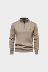 THE ALESSIO QUARTER ZIP SWEATER