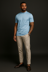 THE SERIO TEE - SKY BLUE