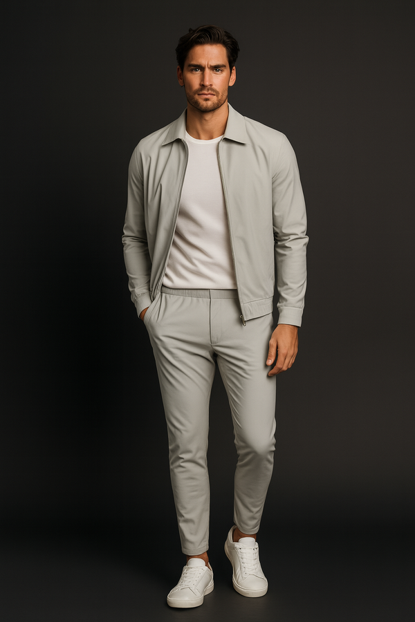 THE PULSE TECH SUIT - LIGHT GREY
