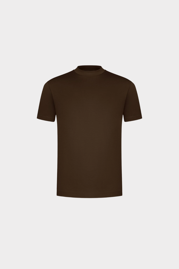THE SERIO TEE - MOCHA BROWN