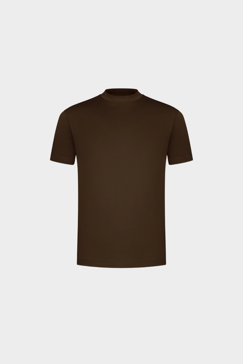 THE SERIO TEE - MOCHA BROWN