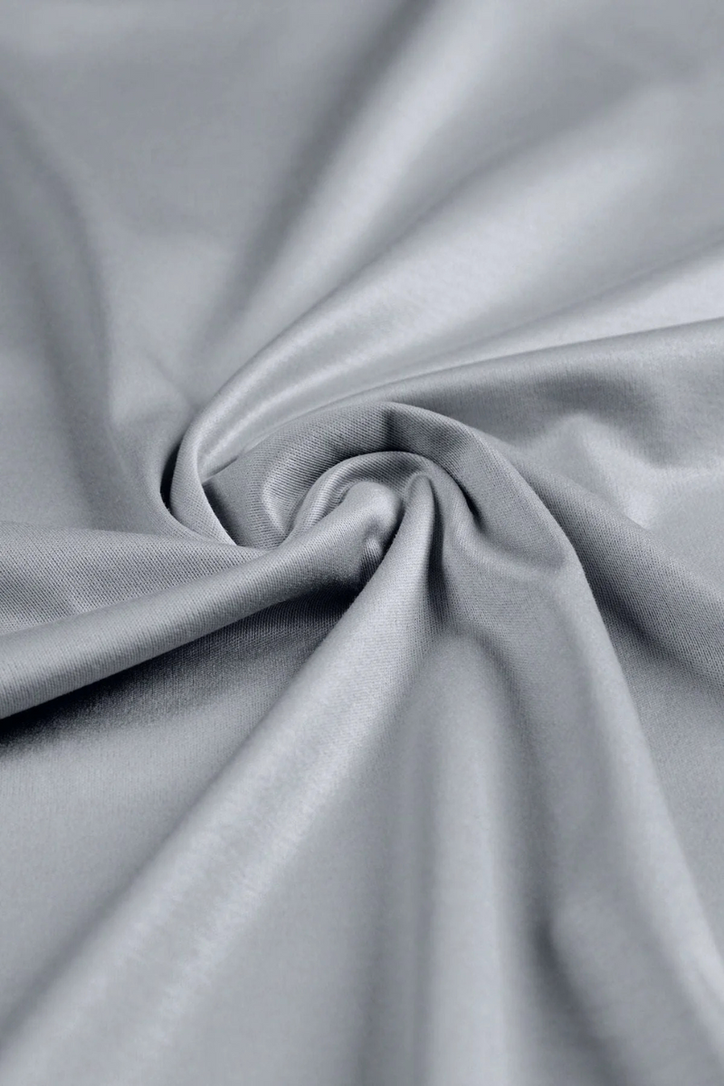 THE VERO LONG SLEEVE POLO SHIRT - MIST GREY